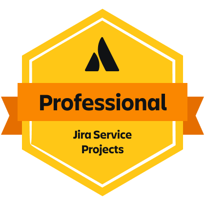 Managing Jira Service Projects for Cloud (ACP-420) — Atlassian Certified Professional badge
