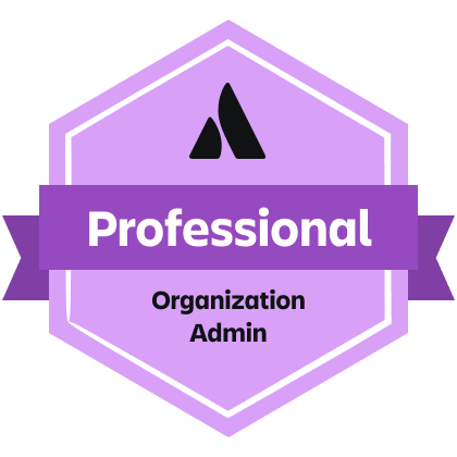 Cloud Organization Administration (ACP-520) — Atlassian Certified Professional badge