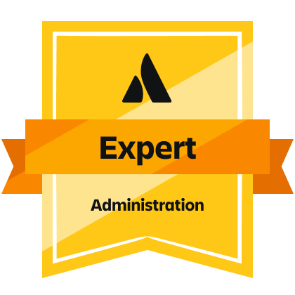 Atlassian Certified Administration Expert badge
